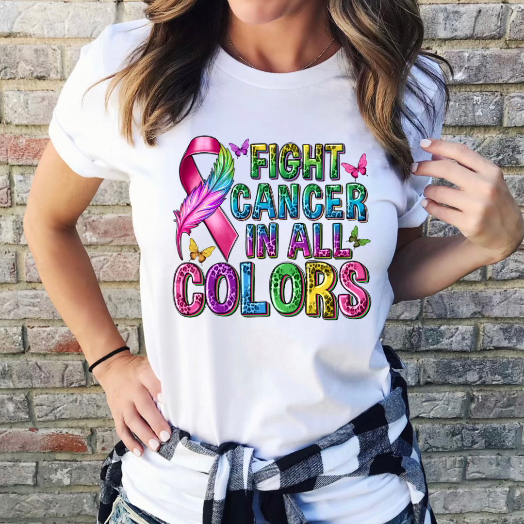 Fight Cancer All Colors Tee